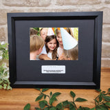 13th Birthday Personalised Black Photo Frame