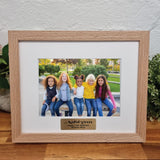 Personalised Natural Timber Photo Frame for 13th Birthday