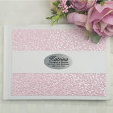 16th Birthday Personalised White Pink Pebble Guest Book with Custom Plaque