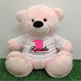 Light Pink Bear 40cm 1st Birthday Shirt
