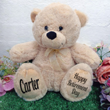 Retirement Bear Beige 30cm with Personalised Message on Feet