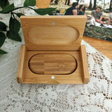 Personalised USB flash drive 64GB with Bamboo Box