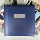 Newborn Birth Album Blue 200 Photos Glamour