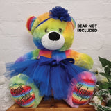 Ballerina Tutu & Flower Headband Add-On for 40cm Bear