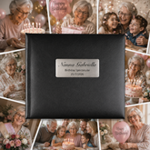 Black Glamour Album 200 Photos 30x25cm – Nanna Inscription Plaque