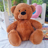 Brown Bear 40cm – 60th Birthday Personalised Message on Feet