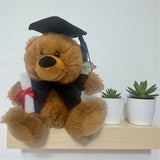 18cm Brown Bear Graduation Bear