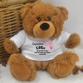 Personalised 23cm Brown Graduation Teddy Bear