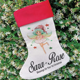 Christmas Stocking – Personalised Christmas Fairy Design