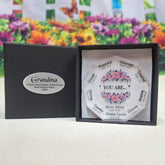 Personalised Christian Gift for Grandma – "You Are" Acrylic Plaque Gift Box