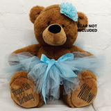 Ballerina Tutu & Flower Headband Add-On for 40cm Bear