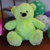 40cm Lime Bear Graduation Bear with Message on Feet