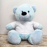 Light Blue Bear 40cm – Personalised 30th Birthday Shirt