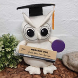 Signature Owl with Graduation Hat and Badge – Graduation