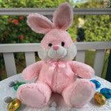 40cm Easter Bunny Plush Toy with Personalised Message on Feet