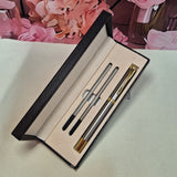 Personalised Silver Ballpoint Pen Set – 40th Birthday