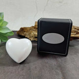 Memorial Heart White Urn 70mm Pet Urn with Personalised Plaque