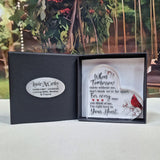 Personalised "When Tomorrow Starts Without Me" Memorial Heart Acrylic Gift Box