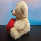 Birthday Bear Beige 40cm with Message on Heart