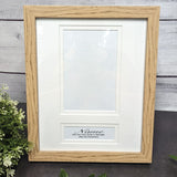 Personalised Timber Photo Frame with Printed Insert