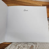 Personalised Guest Book White with Butterflys 22x19.5cm – 13th Birthday
