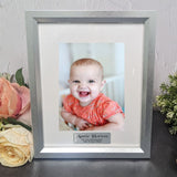 Naming Day Personalised Silver Photo Frame