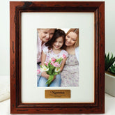 Nanna Personalised Mahogany Timber Photo Frame