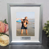 Poppa Personalised Silver Photo Frame