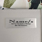 Birthday Brag Book Silver 5x7 Personalised Plaque