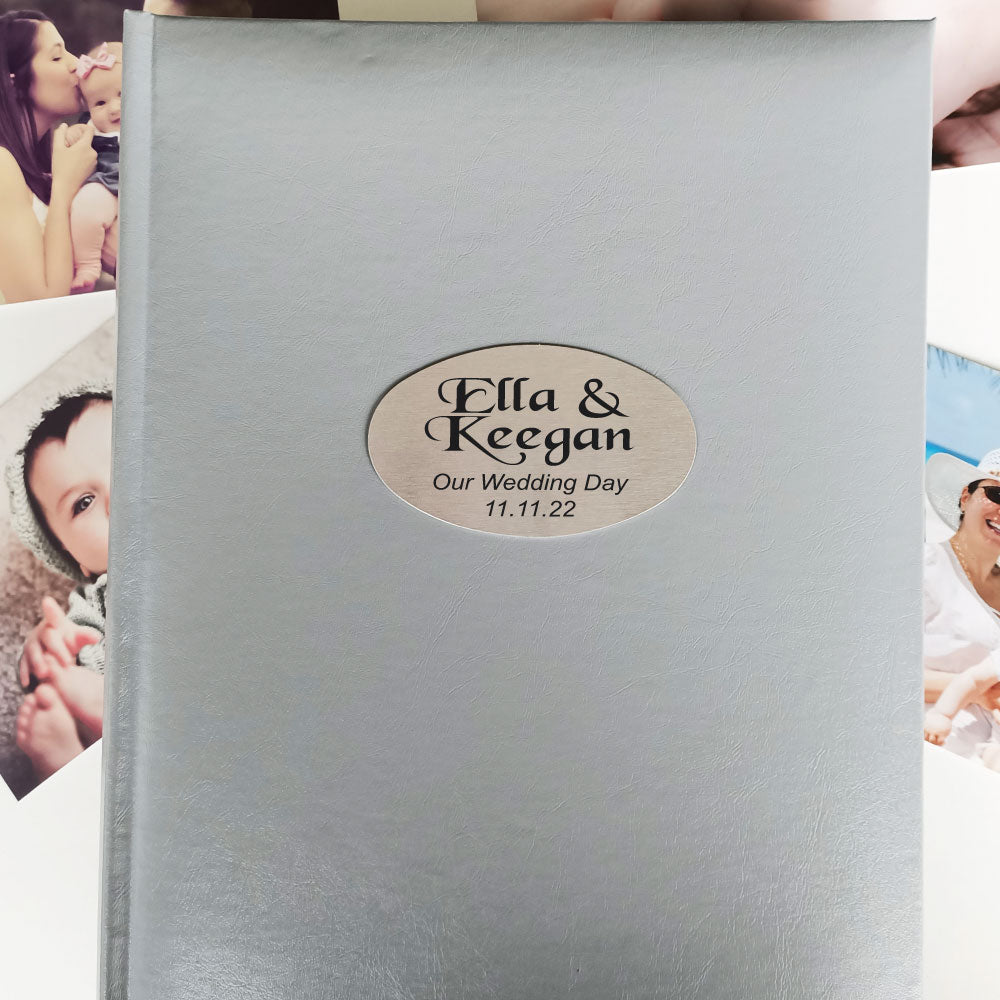 Our Wedding Album 300 Photo Silver Glamour Album