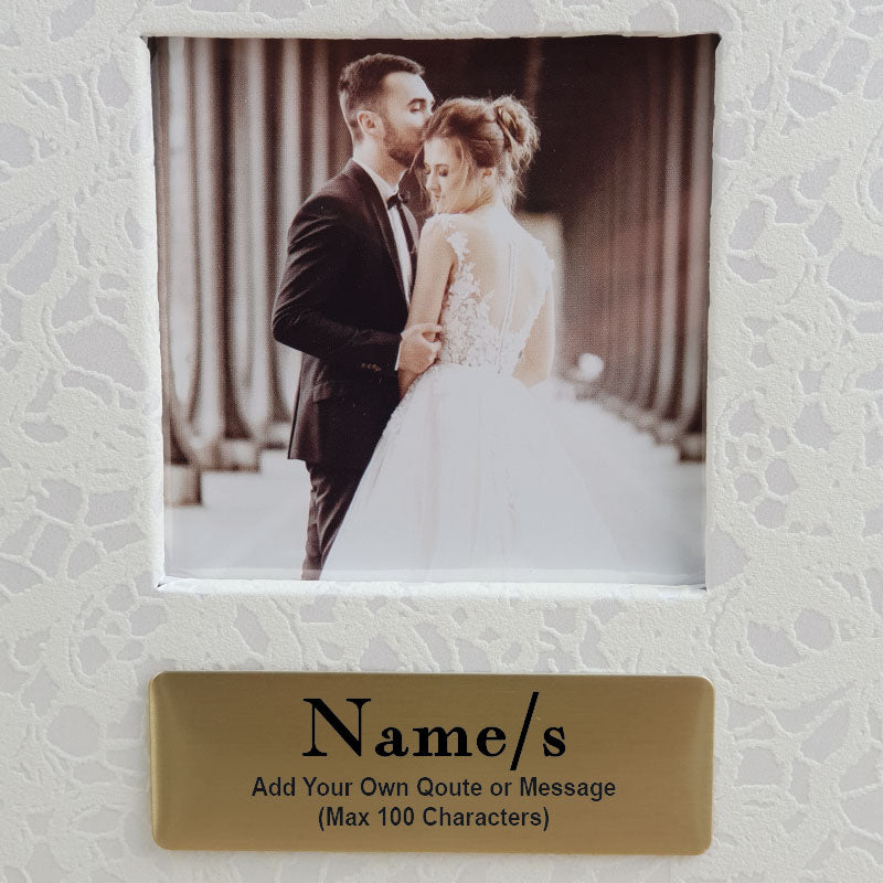 Personalised Grandma Photo Album – Lace Glamour 300 Photo Album