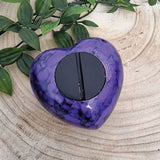 Zipper Bear 40cm Purple Urn Memorial Personalised on Feet