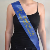 Personalised 30th Birthday Sash with Glitter Vinyl