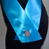 Personalised 40th Birthday Sash with Glitter Vinyl