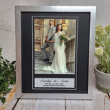 Wedding Photo Frame β Personalised Silver 6x8 inch