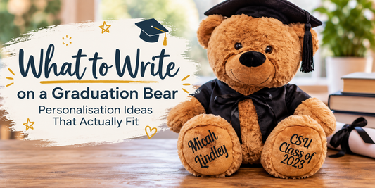 What to Write on a Graduation Bear: Personalisation Ideas That Actually Fit