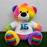 Personalised Rainbow Bear 30cm – 16th Birthday