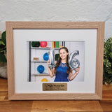 Personalised Natural Timber Photo Frame for 16th Birthday