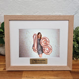 Personalised Natural Timber Photo Frame for 18th Birthday