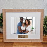 Personalised Natural Timber Photo Frame for 1st Birthday