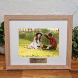 Personalised Natural Timber Photo Frame for 21st Birthday