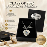 Class of 2026 Graduation Necklace in Personalised Gift Box
