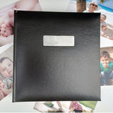 Black Glamour Album 200 Photos 30x25cm – Nanna Inscription Plaque