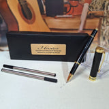 Personalised Black Ballpoint Pen Set for Dad