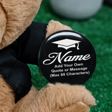 Personalised Badge – Black for Graduation, Birthday & Special Events