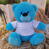 Bright Blue Bear 40cm – Personalised 16th Birthday Shirt