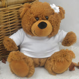 Brown Bear 23cm Grandad Personalised Shirt