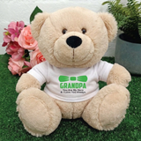 Beige Bear 30cm Grandad Personalised Shirt