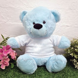 Light Blue Bear 30cm for Grandad with Message on Shirt