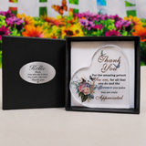 Personalised Thank You Mum Heart Acrylic Keepsake Gift Box
